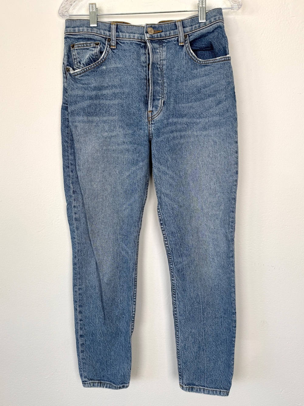 Reformation Size 29 Serena High Skinny Crop Augusta Medium Wash Denim Jeans